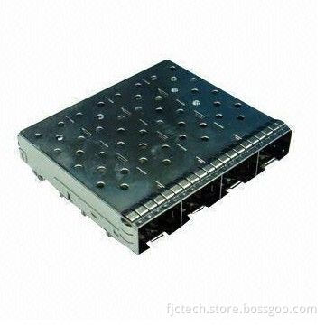 SFP Connector Cage 1 x 4, Comes in Black